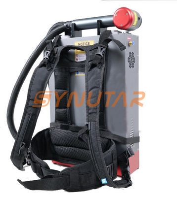 Ручная рюкзак лазерная очистная машина 220V 100W ржавчина очистка лазера безопасность и подвижная